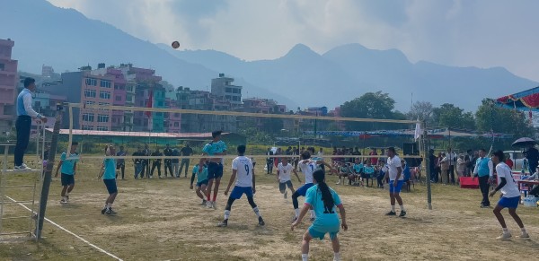 स्याङ्जा आईसीसी प्रथम भलिबल कप : पुतलीबजार र विरुवाको विजयी सुरुवात